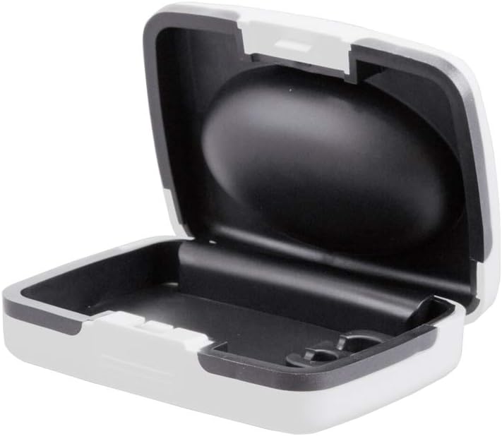 Caja de almacenamiento duro con batería para ayudas de oído BTE CIC ITC portable