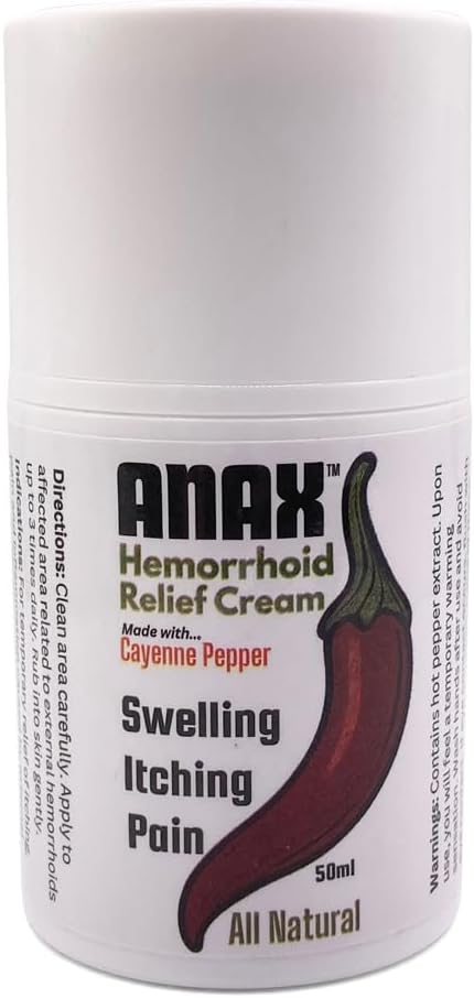 Crema de pimienta caliente natural Anax ayuda a picar anal, dolor e inflamación relacionada con hemorroides