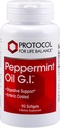 Protocolo Peppermint G.I. - para el soporte de salud digestivo* - con Peppermint, aceite de jengibre &amp; aceite de hinojo - Coated Enteric - Dairy Free & Halal - 90 Softgels