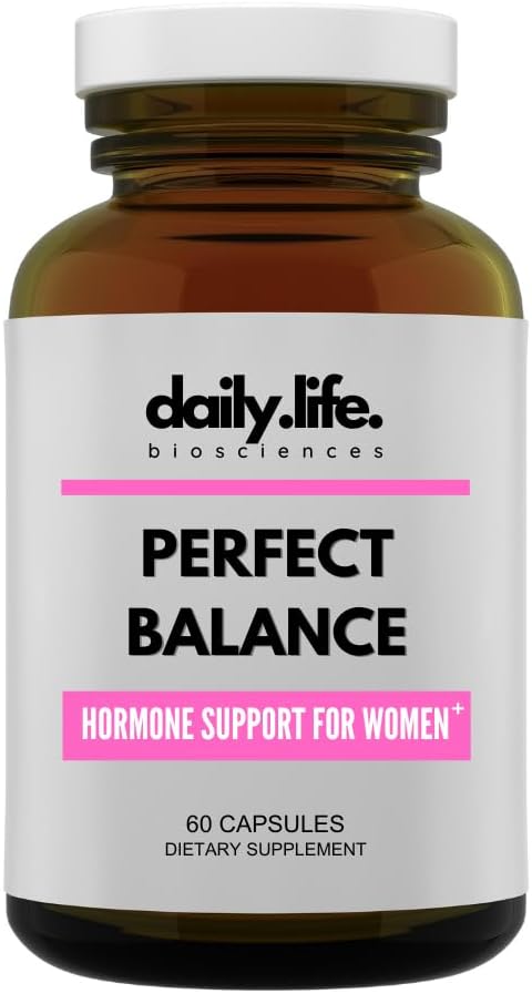Equilibrio perfecto: Suplemento hormonal para mujeres - Apoyo natural para PMS, Menopause, Perimenopause, PMDD
