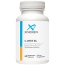 XYMOGEN 5-MTHF ES - 17.000 mcg DFE - Bioactive Folate Supplement as Quatrefolic - Mood, Cardiovascular + Methylation Support - Vitamin B Methyl Folate as L Methylfolate (60 cápsulas)