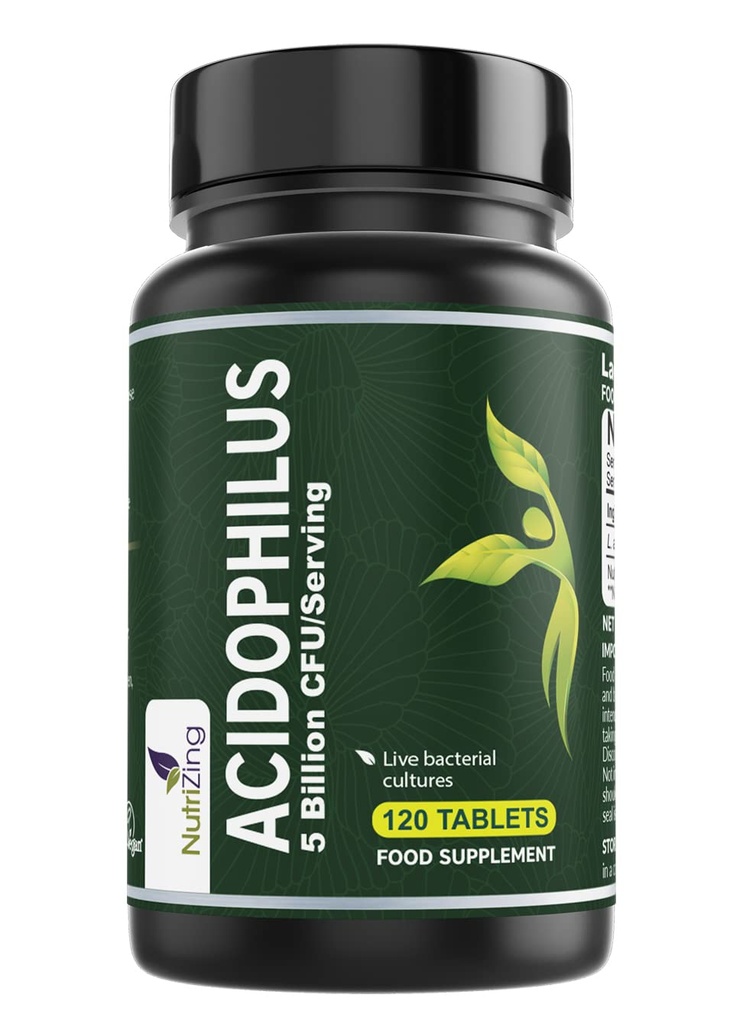 NutriZing High Strength Lactobacillus Acidophilus 5bn CFU/Serving