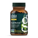 Gaia Herbs Gut Revival - Herbal Digestive Supplement to Support Gut Health - Made with Astragalus, Gotu Kola, Jujube &amp; More - Free from Dairy, Soy & Gluten - 60 Vegan Capsules (60 Servings)