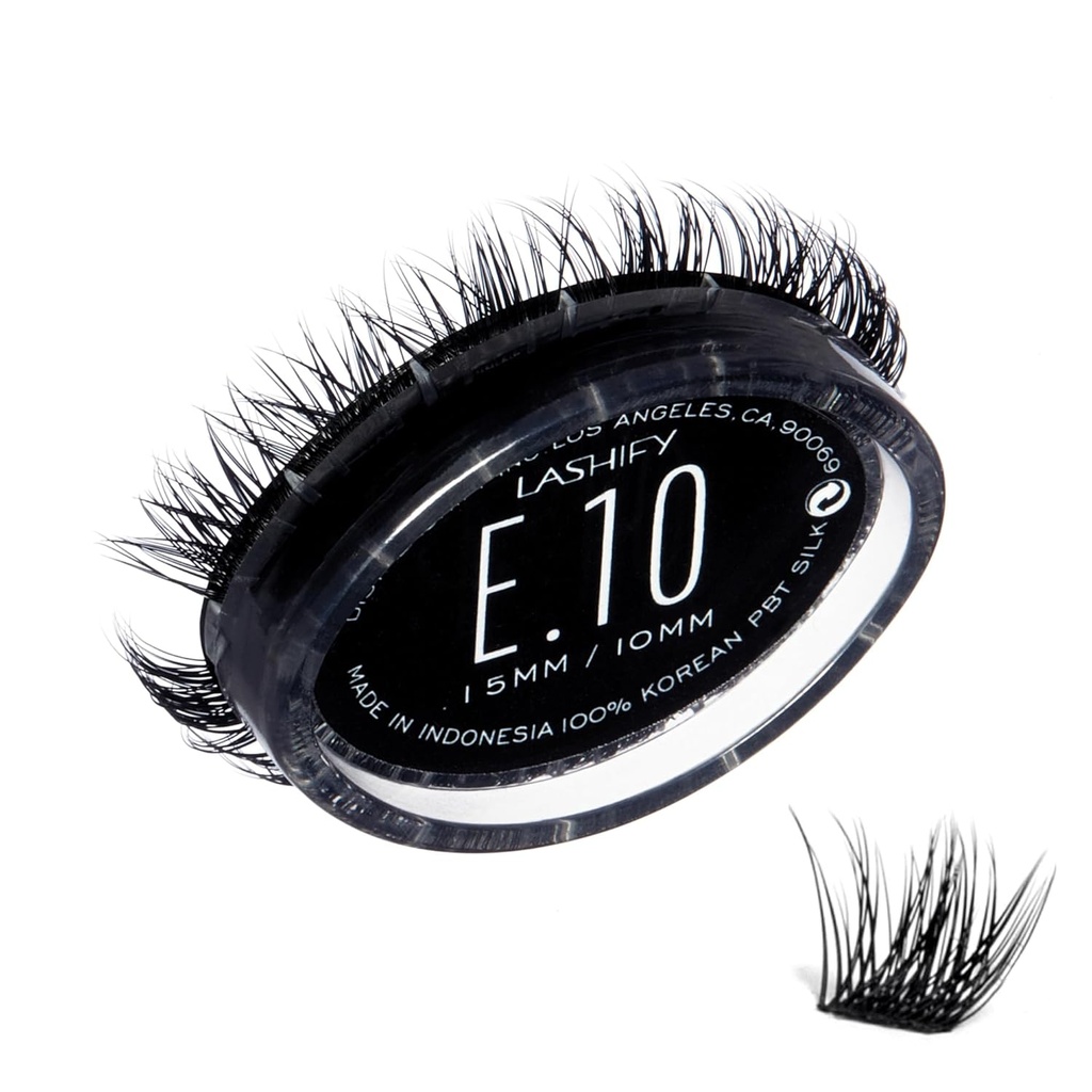 Lashify Extreme 10mm Gossamer DIY Eyelash Extensiones Rellenar, Negro, Easy False pestañas Para Añadir Tremendo volumen