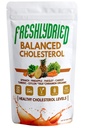 Powder de colesterol equilibrado recién casado - Soportes saludables niveles de colesterol - w/Tumeric, Ceylán True Cinnamon, Spinach, Parsley, Pineapple - Vegan-Friendly – 17 Serviciones – 6 onzas