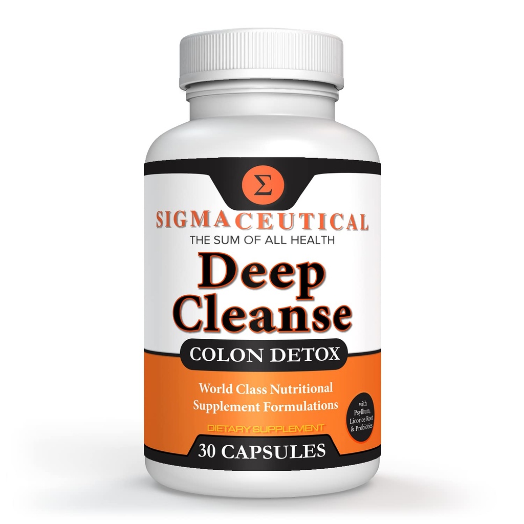 1 día Colon Cleanse - Detox Cleanse - Bowel Cleanse &amp; Laxative - Bowel Detox - Colon Cleanser &amp; Detox - 30 cápsulas