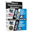 BPI Sports A-HD Elite/Solid Testosterone Booster para Hombre - Suplemento de testosterona para Muscle, Fuerza, Libido & Performance Support - Promueve la pérdida de grasa natural – 30 Serviciones – 550mg