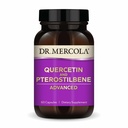 Dr. Mercola Quercetin " Pterostilbene Advanced - Supports Respiratory " Immune Health - 500 mg Quercetin - High-Bioavailability Formula - Non-GMO, Gluten-Free " Soy Free - 60 cápsulas (30 servidos)