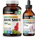 BIO KRAUTER Dan Shen 250 Capsules " Astragalus Tincture 4 Fl. Oz.