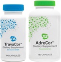 NeuroScience Mood + Soporte Adrenal - AdreCor + TravaCor (2 Productos, 180 cápsulas, 60 cápsulas)