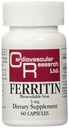 Cardiovascular Research Ferritin Maximum Absorption Iron Suplemento 1-Pack, 01-Cream,60 cápsulas