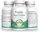 Logos Nutricionales-Liver CS Plus-60 Powerful Liver Detox Fórmula Veggie Caps-Increasing Glutathione and Lowering Oxidative Stress.