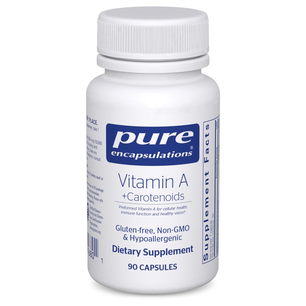 Encapsulaciones puras Vitamina A + Carotenoides (Lutein, Zeaxanthin y Astaxanthin)