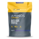 Purbolics Aminos + Energy ¦ apoya la recuperación, la energía y el foco  durable 95mg de Caffeine, 0 Azúcar & 60 Servimientos (The Grape Gatsby)