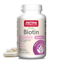 Jarrow Formulas® Biotin Ultra Strength 5000 mcg, Suplemento dietético, Hair, Skin y Nails Support, 100 Veggie Capsules, hasta 100 Day Supply