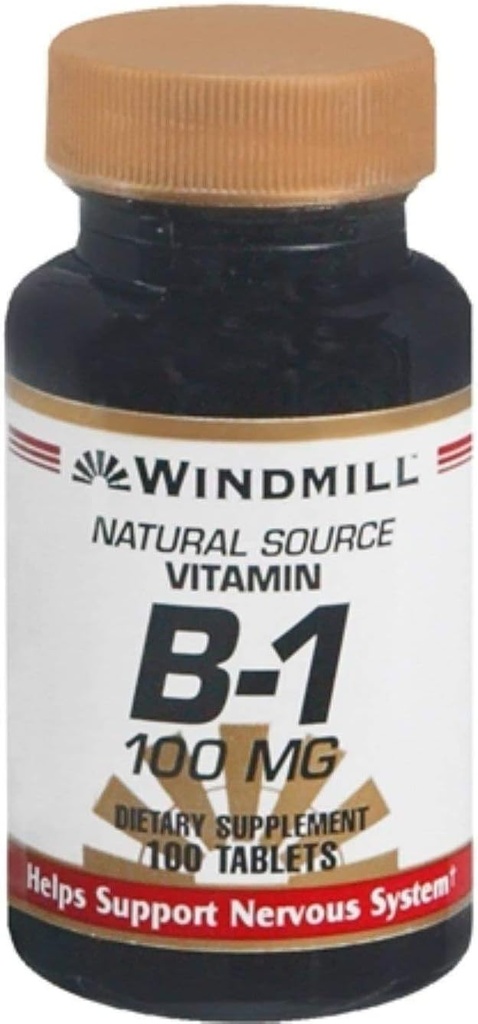 Vitamina B-1 100 mg Tabletas 100 TB - Comprar Packs y SAVE (Pack of 4)