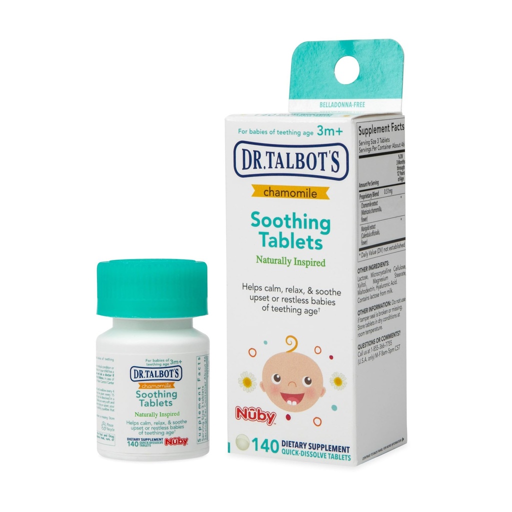 El Dr. Talbot's Chamomile Soothing Tablets, Quick Dissolve, 140 Conde