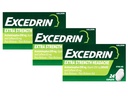 Extra Strength - 24 Caplets, Pack de 3
