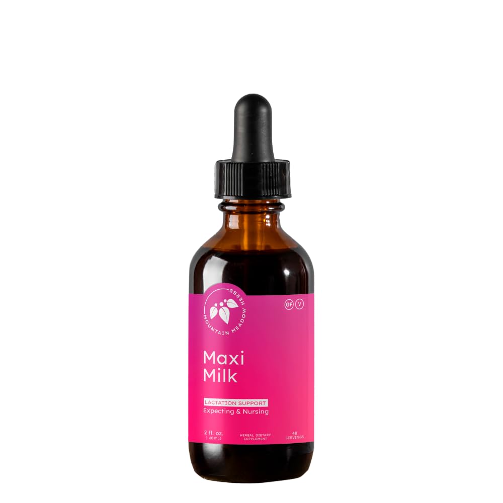 Sierra Meadow Herbs Maxi-Milk- Natural Liquid Lactation Soporte para aumentar la producción de leche materna rápidamente " Efectivamente para las madres de lactancia materna - 2 oz