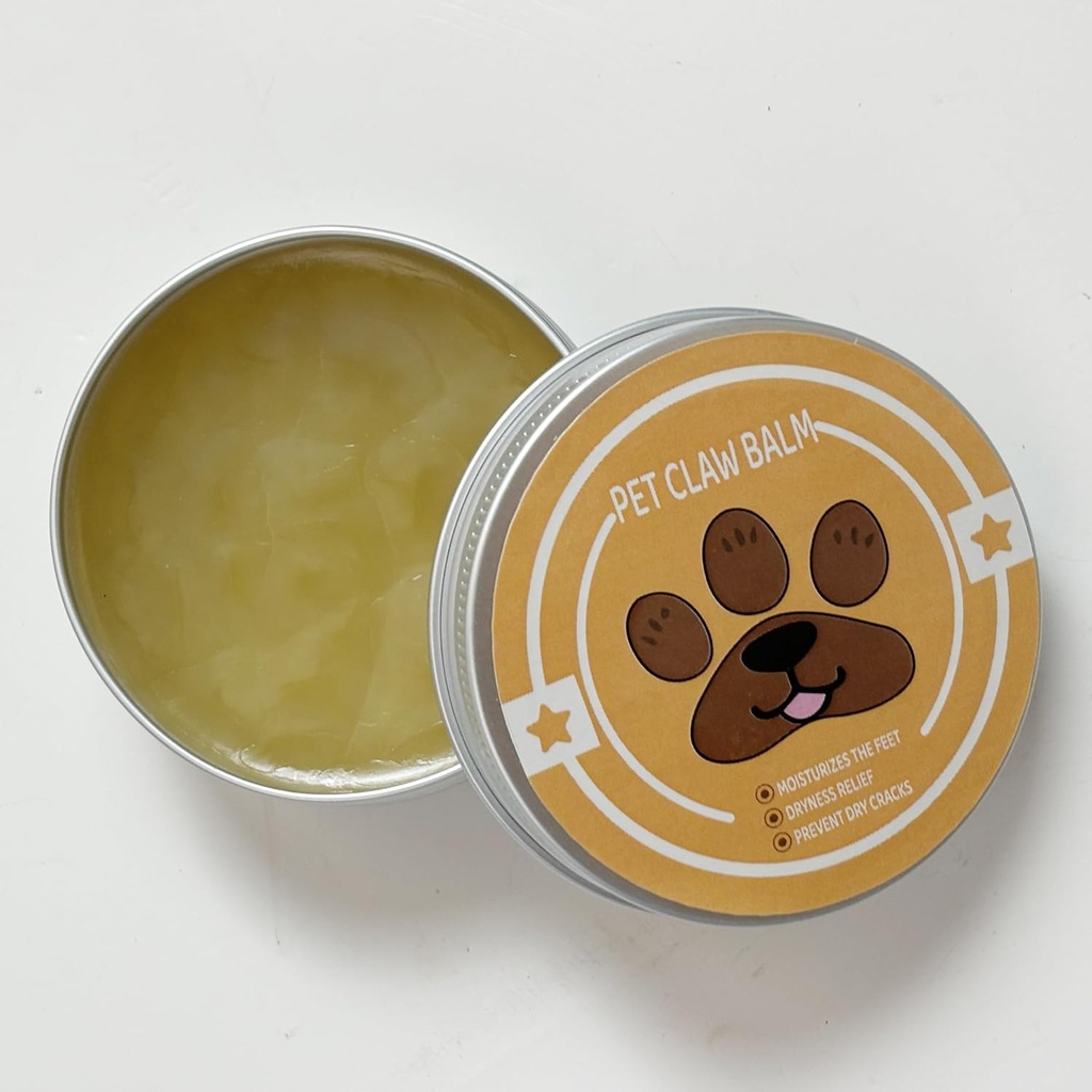Natural Revitalizante de la mandíbula de perros - Perro &amp; Cat Paw Protector, Nourish &amp; Reparación Paws de sequedad, Daño / 1 Pack, 1,76 oz