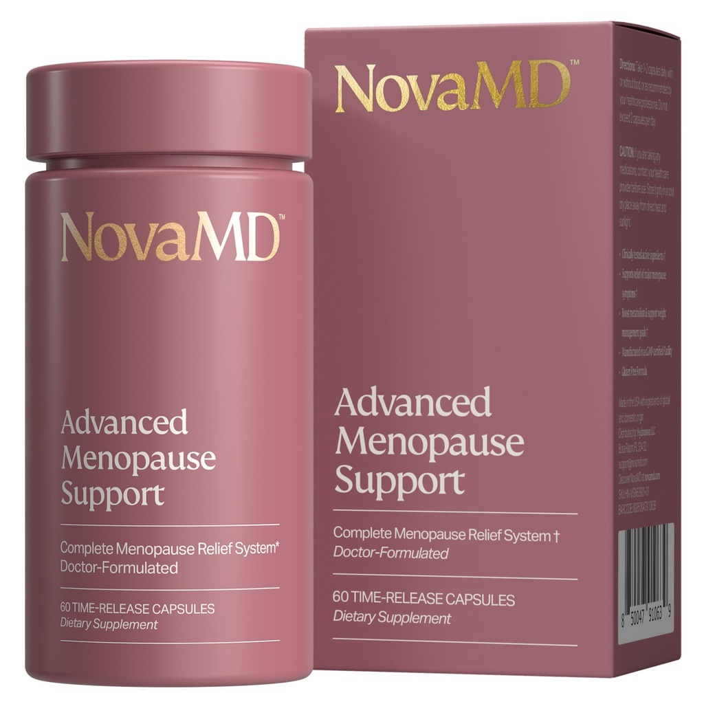 Suplemento de la menopausia clínicamente probada para la gestión de pesas, flashes calientes, sudaderas nocturnas y energía baja ← Suplemento completo de la menopausia para mujeres