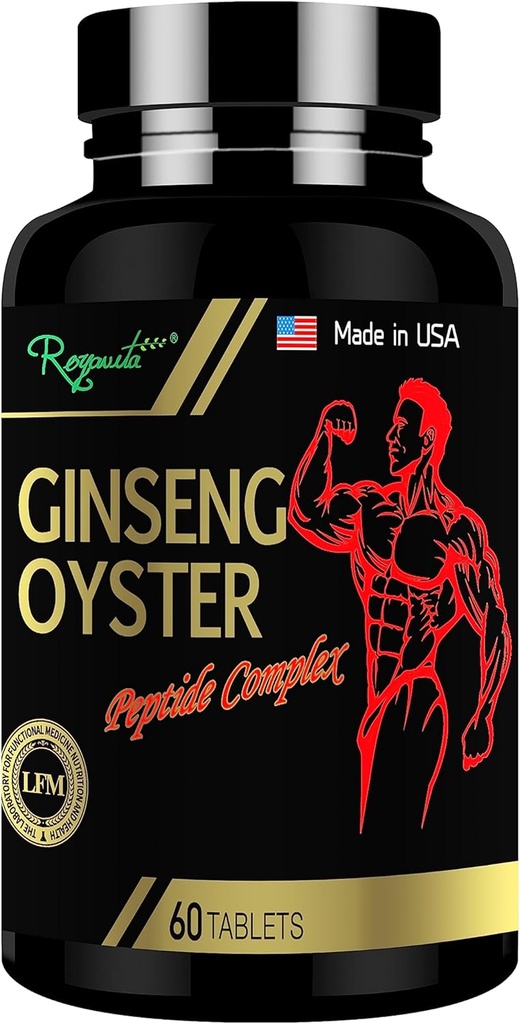 Ginseng limitadoOyster Complex Tablet-Used to Boost Your Energy and Immune System,One A Day Men's Health Ginseng limitadaOyster Complex Formula,Male Enhancing Supplement,60 Tablets/Bottle, 15-Daydo dosis