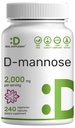 DEAL SUPPLEMENT D Mannose 500mg Capsules (2.000mg Por Serving), 240 píldoras vegetarianas – Forma rápida y efectiva del agua – Extra Strength Urinary Tract (UTI) Health Support – Non-GMO, Vegan Friendly