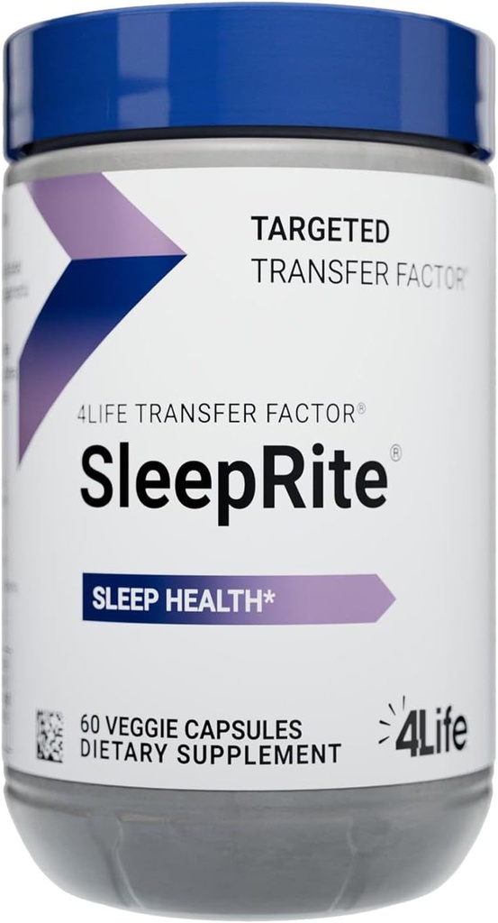 4Life Factor de Transferencia SleepRite - Soporte integral y para dormir con GABA y melatonina - 60 cápsulas