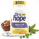 Alfa GPC 500mg, Suplemento Alfa GPC - Apoyos Memoria y función cognitiva - 180 cápsulas vegetales, hechos en los EE.UU.