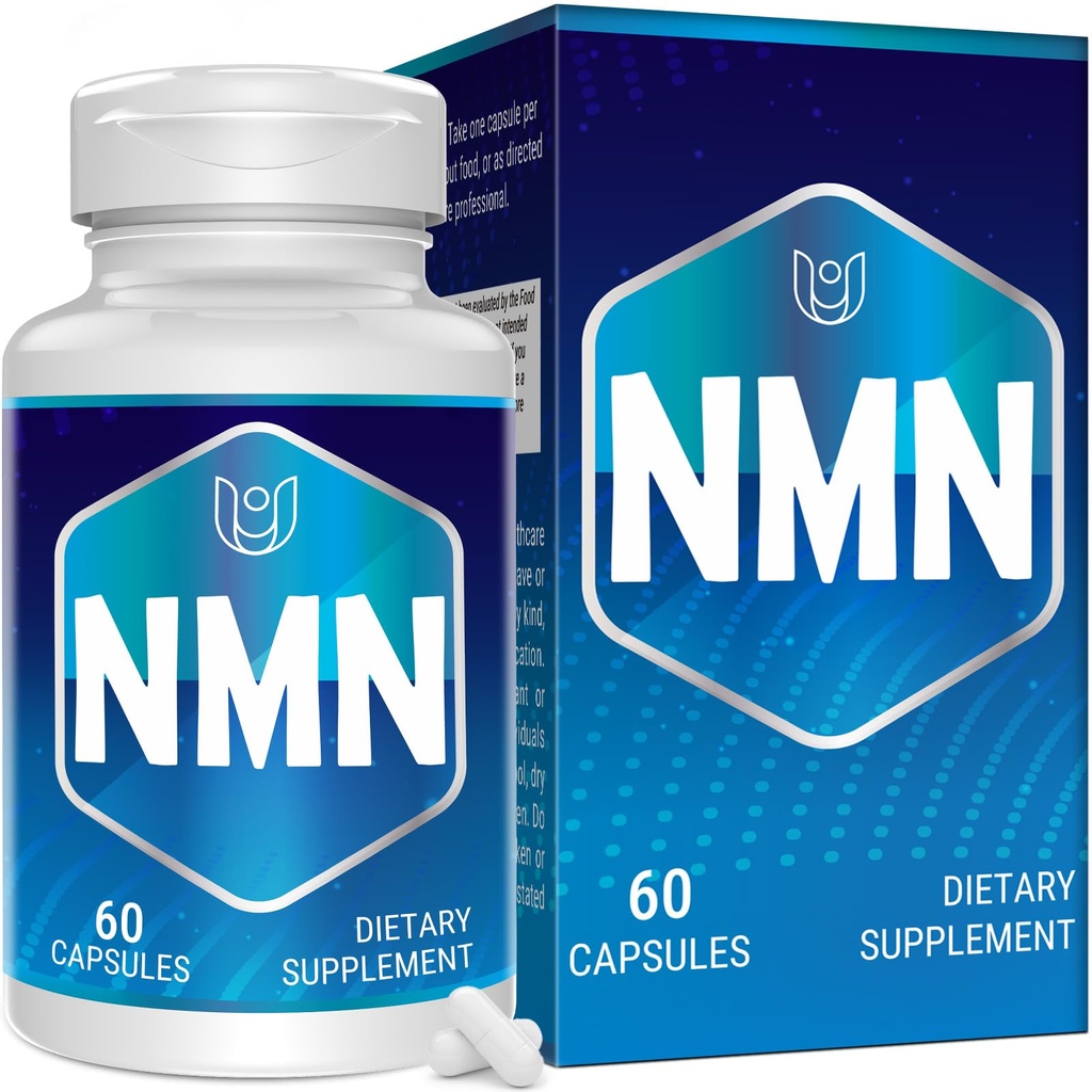 NMNH (Dihidronicotinamide Mononucleotide), NAD Suplemento de Boost NAD+ Niveles como We Age (Puede ser más eficaz que Nicotinamide Riboside), NMNH Suplemento - 60 cápsulas (60 Servimientos)
