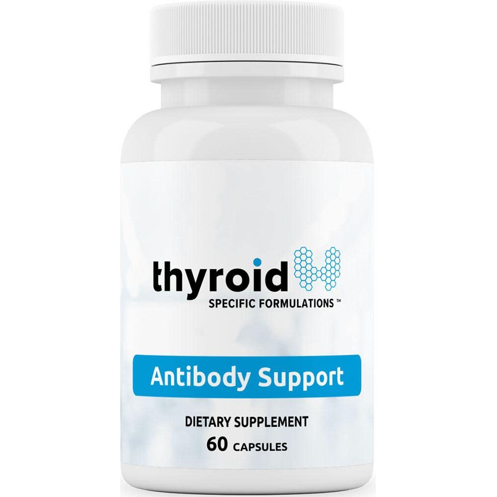 Soporte para Anticuerpos - Asistencia para Anticuerpos Tiroides Combina Semillas Cumina Negras Nigella, Selenium e Inositol para Ayudar Anticuerpos Tiroideos Inferiores y Celulares Tiroideos