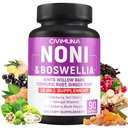 Noni Capsules con Boswellia, White Willow Bark, Turmeric, Ginger Root y Más - 90 cápsulas para 3 meses de suministro