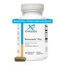 XYMOGEN Resveratin Plus - Patented Pterostilbene + Trans-Resveratrol with Quercetin Antioxidants Suplemento para promover la salud cardiovascular + celular, el envejecimiento saludable, el soporte inmunológico (60 cápsulas)