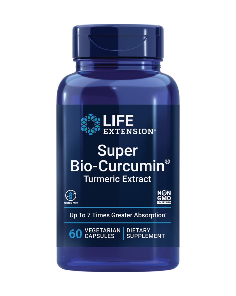 Extensión de la vida Super Omega-3 Fish Oil, sésamo &amp; Olive Extract con Super Bio-Curcumin Turmeric Extract Capsules - 240 &amp; 60 Cuenta