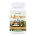 Natures Plus Animal Parade Multivitamina Agridulce para Niños - Naranja Sabor - 90 Tablas con Forma de Animales - Promueve Salud &amp; Bienestar - Vegetariano, Gluten Gratis - 45 Servimientos