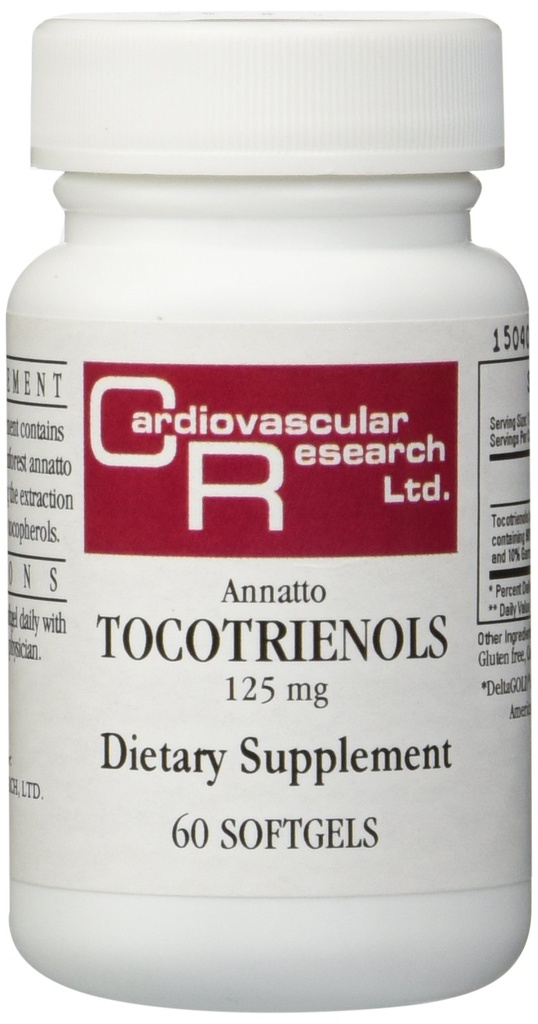 Formulas ecológicas - Annatto Tocotrienols 125 mg 60 geles [Salud y Belleza]