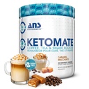ANS Performance Ketomate Coffee Creamer Con MCT Oil Powder, Delicious, Sugar Free Creamer Para Café, Té & Shakes, Perfect Keto Energy Powder, 20 Servings, 15oz, Caramel Macchiato