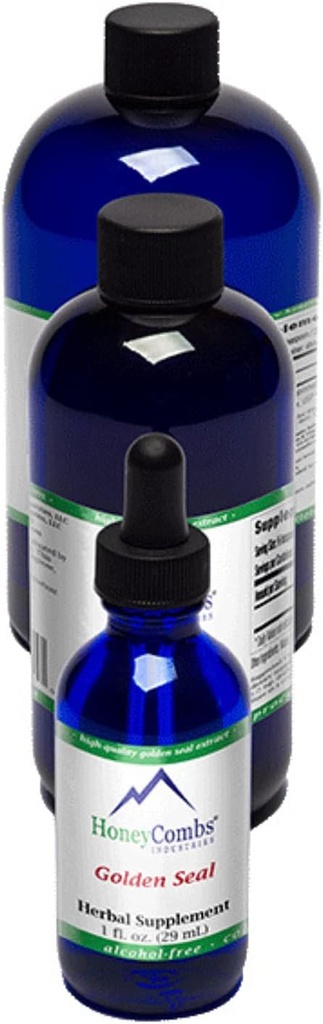 GoldenSeal Alcohol Free Extract Liquid – Natural, Orgánicamente Fuente GoldenSeal Root Suplemento para la Digestión, Respiratory &amp; Immune Support – Cold Pressed Goldenseal Drops, 8 Fl Oz