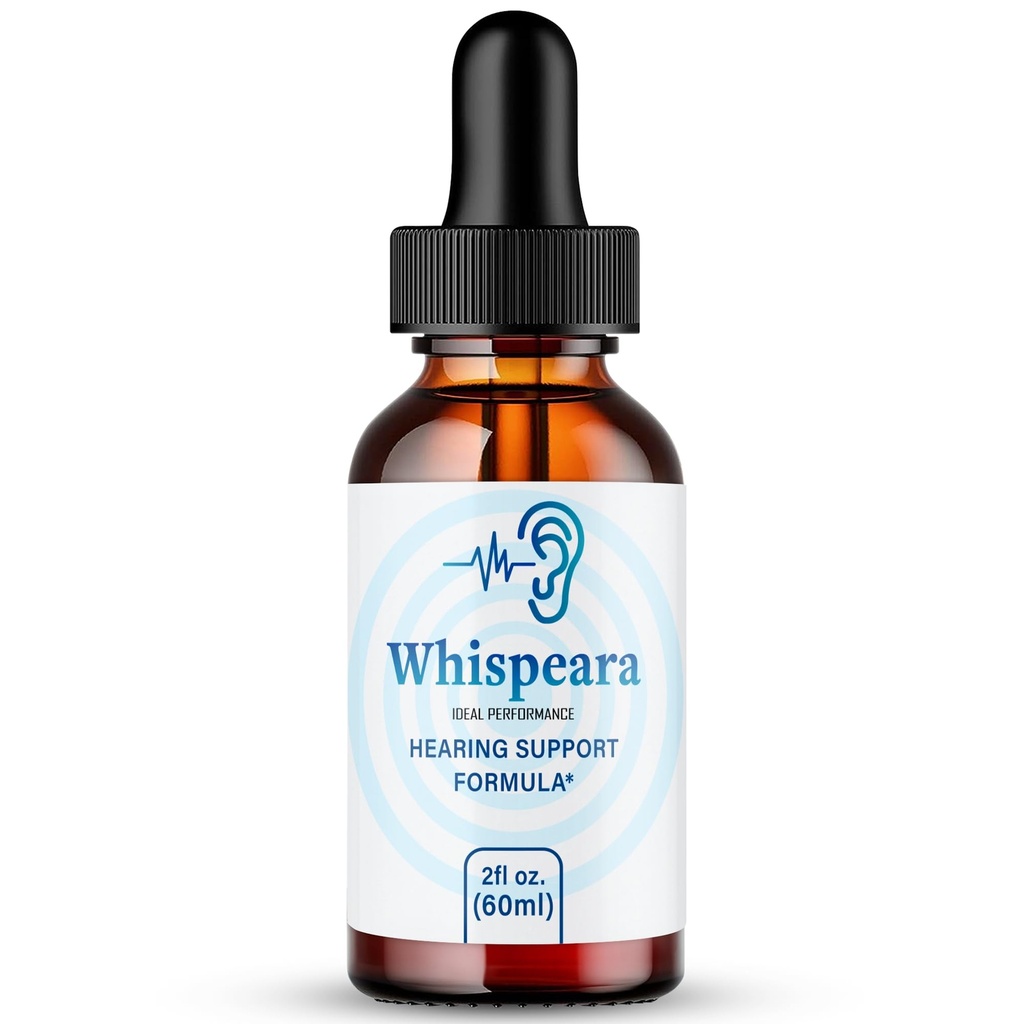 Whispeara Tinnitus Relief for Ringing Ears Drops, Ring Clear Tinnitus Liquid Drops, Maximum Strength, Advanced Formula Hearing Supplement, Ear Ring Tinnitus, Whispeara Reviews (1 Pack)
