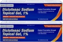 GeriCare Artritis Tópica Alivio de Dolor Gel Diclofenac Sodium 1% (NSAID) Mano Wrist Elbow Foot Ankle Knee Extra-Strength Pain Reliever- Anti-Inflamatorio Artritis Dolor, 3.53oz (2 Pack)