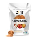 Zint Camu Camu Powder Orgánica ← Superfood Powder Silencio Orgánica Frutas Ingredientes Silencio Antioxidantes Fuente Perfecto para Smoothies, Juices, Ice Creams ← Non-GMO, Gluten-Free, Kosher Silencio 3.5 oz