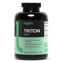 LEGION Triton Fish Oil Capsules - Triple Strength Omega 3 ácidos grasos esenciales con vitamina E &amp; aceite de limón para la absorción máxima, frescura & pureza - 2400mg EPA & DHA Por ser, 30 Svgs