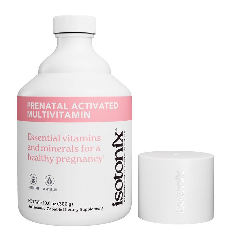 Isotonix Prenatal Activado Multivitamínico, Vitaminas, Ayudas Contribuir al embarazo saludable, ayuda a mantener la presión arterial normal, ayuda a mantener la piel sana y el cabello, América del mercado (45 servidos)