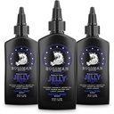 Bossman Jelly Beard Oil for Hombre - 3 Pack (12 oz in Total, Royal Oud Scent) – Softens, Moisturizes & Conditions with Natural Ingredients