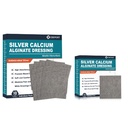 Calcio de Plata Alginate Dressing(4 "x 4" 10 Pcs + 2 "x 2" 12 Pcs)