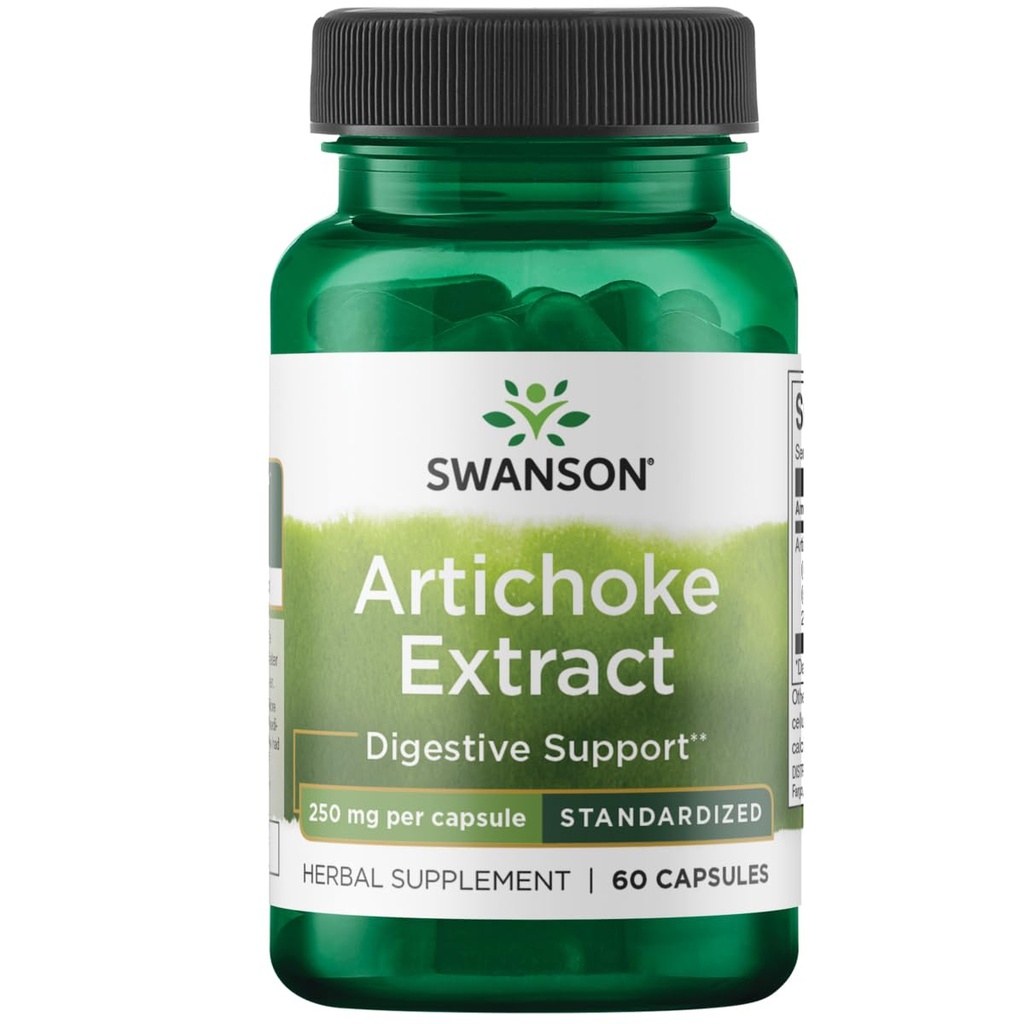 Swanson Artichoke 250 Milligrams 60 cápsulas