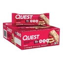 Quest Nutrition- High Protein, Low Carb, Gluten Free, Keto Friendly, 12 Conde White Chocolate Raspberry