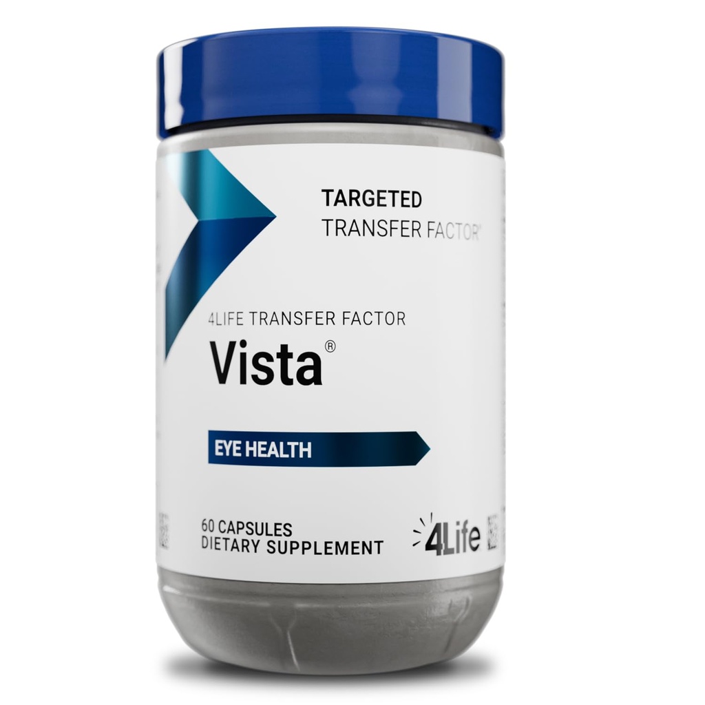 4Life Factor de Transferencia Vista - Soporta Salud Ocular y Visión con Lutein, Zeaxanthin, Zinc, Vitamina C y Currante Negro - 60 cápsulas