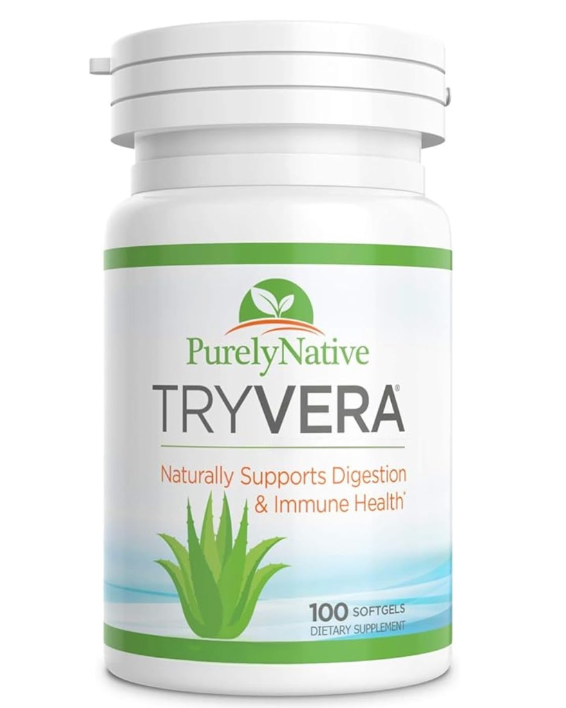 Aloe Vera Gels - Soportes para Cistitis Intersticial, Gut Ploquio, Estreñimiento, Síndrome de Tazón Irritable, Colitis Ulcerante - 100 Softgels