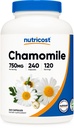 Nutricost Chamomile 750mg, 240 cápsulas vegetarianas, 120 piezas - No GMO, Gluten Free